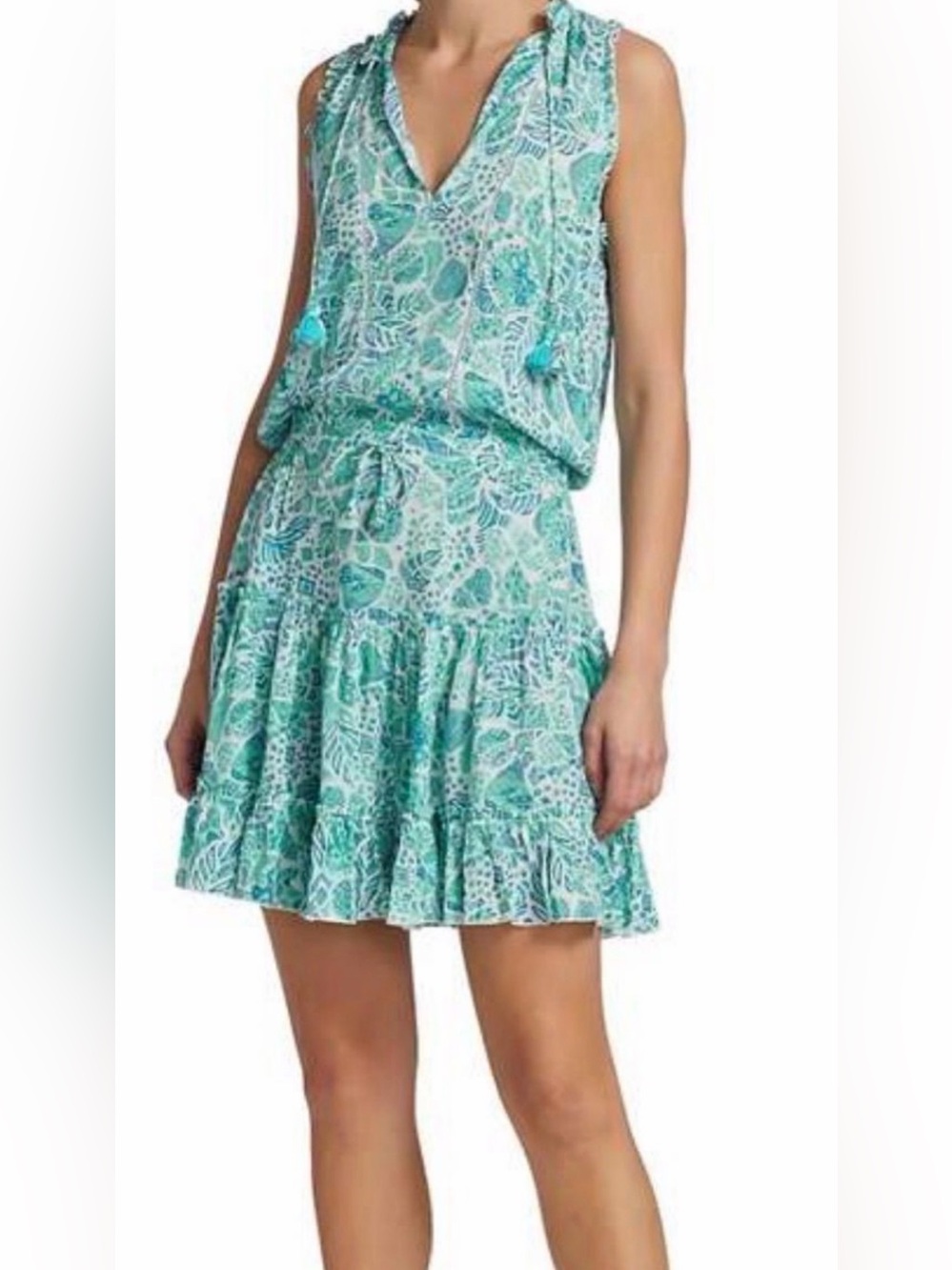 Poupette St. Barth Clara Mini Dress, Size Large